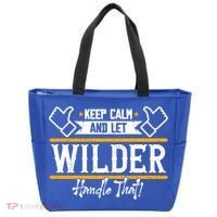 Wilder Keep Calm And Let Wilder Handle That Cool Gift Tote Bag thumb 0