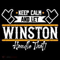 Winston Keep Calm And Let Winston Handle That Great Gift Coffee Mug thumb 5