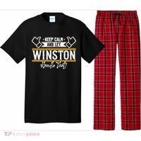 Winston Keep Calm And Let Winston Handle That Great Gift Pajama Set thumb 0