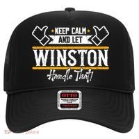 Winston Keep Calm And Let Winston Handle That Great Gift Hat thumb 0