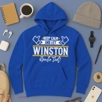 Winston Keep Calm And Let Winston Handle That Great Gift Hoodie thumb 3