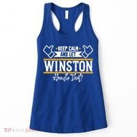 Winston Keep Calm And Let Winston Handle That Great Gift Women's Tank Top thumb 0