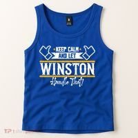 Winston Keep Calm And Let Winston Handle That Great Gift Tank Top thumb 2