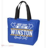 Winston Keep Calm And Let Winston Handle That Great Gift Tote Bag thumb 3
