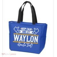 Waylon Keep Calm And Let Waylon Handle That Cool Gift Tote Bag thumb 3