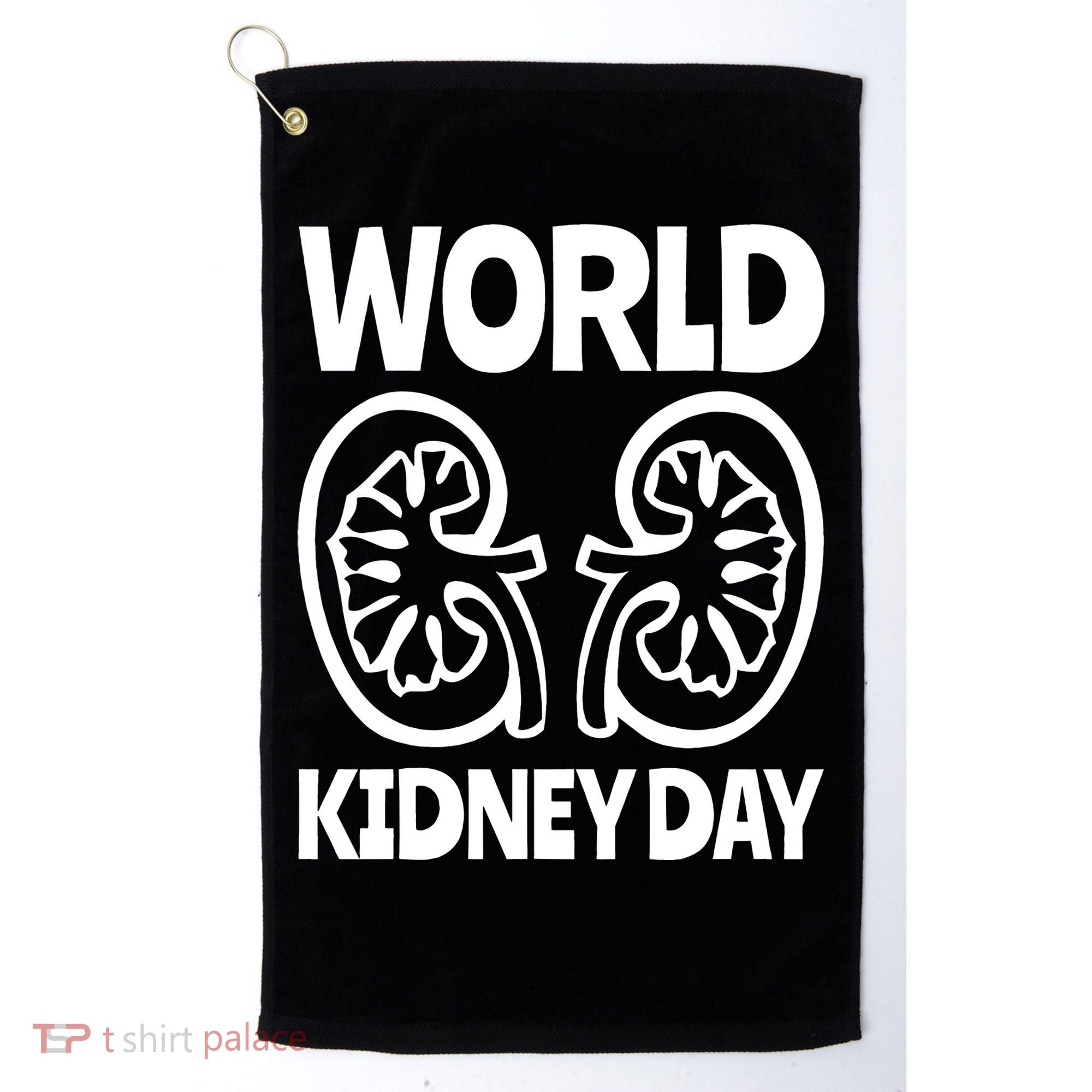 World Kidney Day Public Awareness Golf Towel