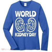 World Kidney Day Public Awareness Women's Long Sleeve Shirt thumb 0
