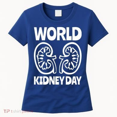 World Kidney Day Public Awareness Women's T-Shirt