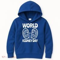World Kidney Day Public Awareness Kids Hoodie thumb 0