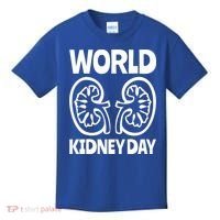 World Kidney Day Public Awareness Kids T-Shirt thumb 0