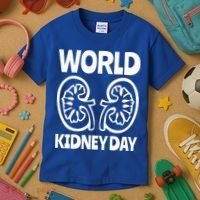 World Kidney Day Public Awareness Kids T-Shirt thumb 3