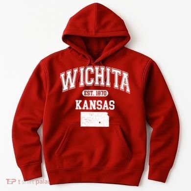 Wichita Kansas Est 1870 Varsity Hoodie