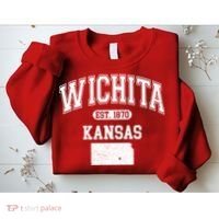 Wichita Kansas Est 1870 Varsity Sweatshirt thumb 2