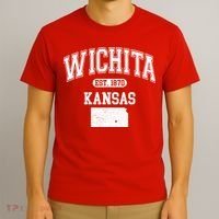 Wichita Kansas Est 1870 Varsity T-Shirt thumb 3