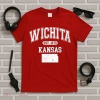 Wichita Kansas Est 1870 Varsity T-Shirt thumb 5