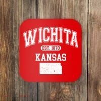Wichita Kansas Est 1870 Varsity Coaster thumb 0