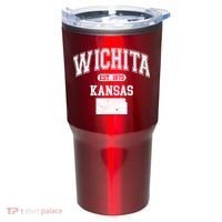 Wichita Kansas Est 1870 Varsity Tumbler thumb 0