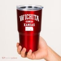 Wichita Kansas Est 1870 Varsity Tumbler thumb 2