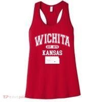 Wichita Kansas Est 1870 Varsity Women's Tank Top thumb 0