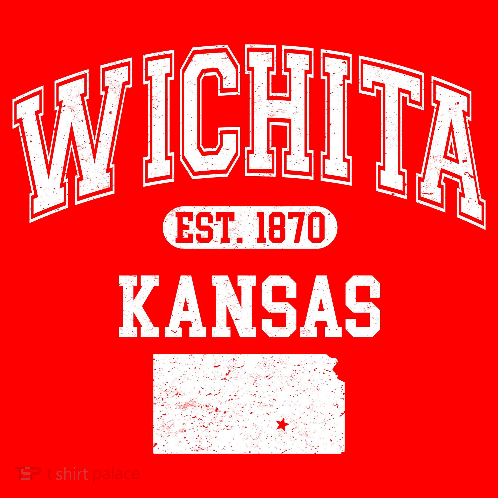 Wichita Kansas Est 1870 Varsity Women's Tank Top