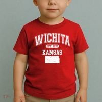 Wichita Kansas Est 1870 Varsity Toddler T-Shirt thumb 2