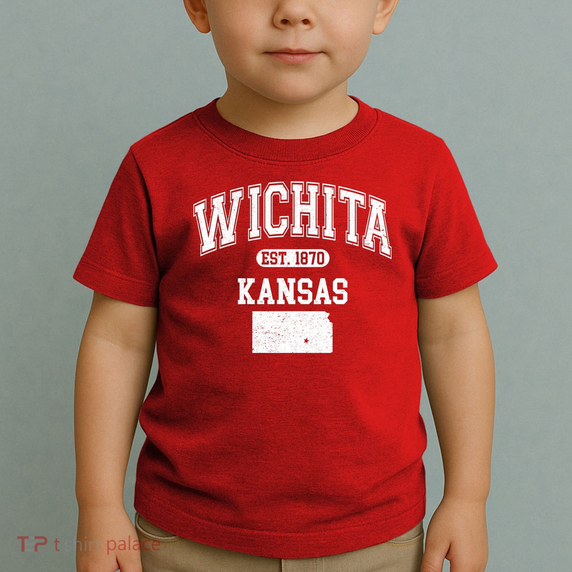 Wichita Kansas Est 1870 Varsity Toddler T-Shirt