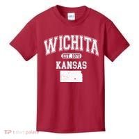 Wichita Kansas Est 1870 Varsity Kids T-Shirt thumb 0