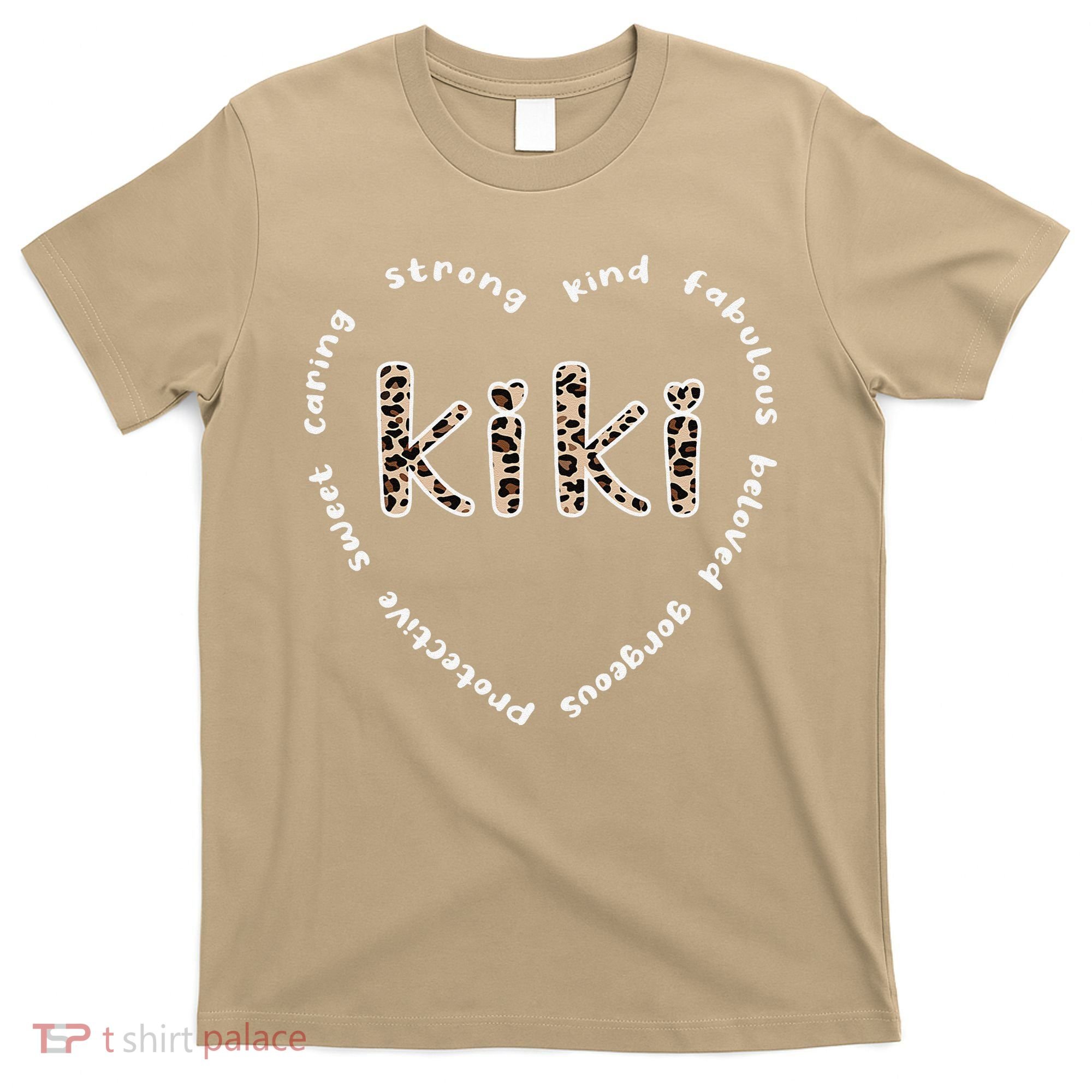 Womens Kiki Grandmother Heart Kiki Grandma Appreciation T-Shirt