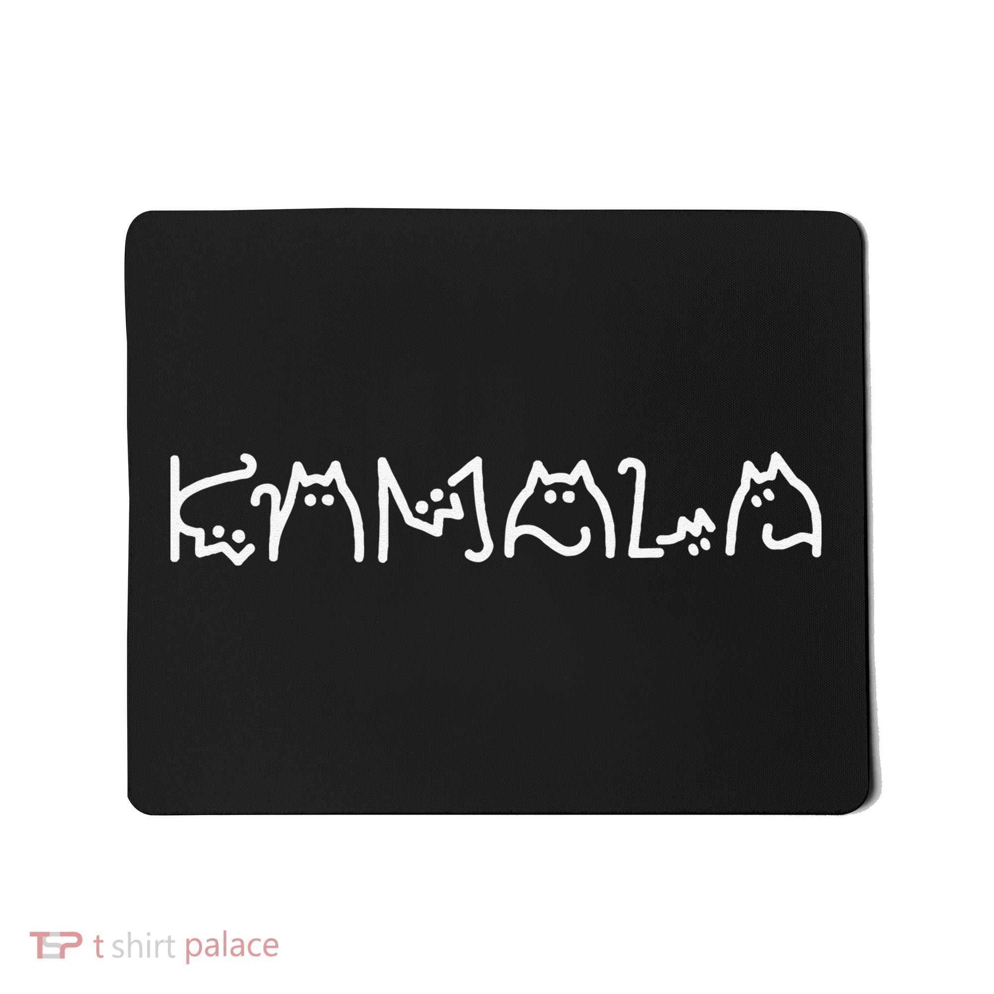 Women Kamala Harris Cat Lettering Positive Funny Gift Mousepad