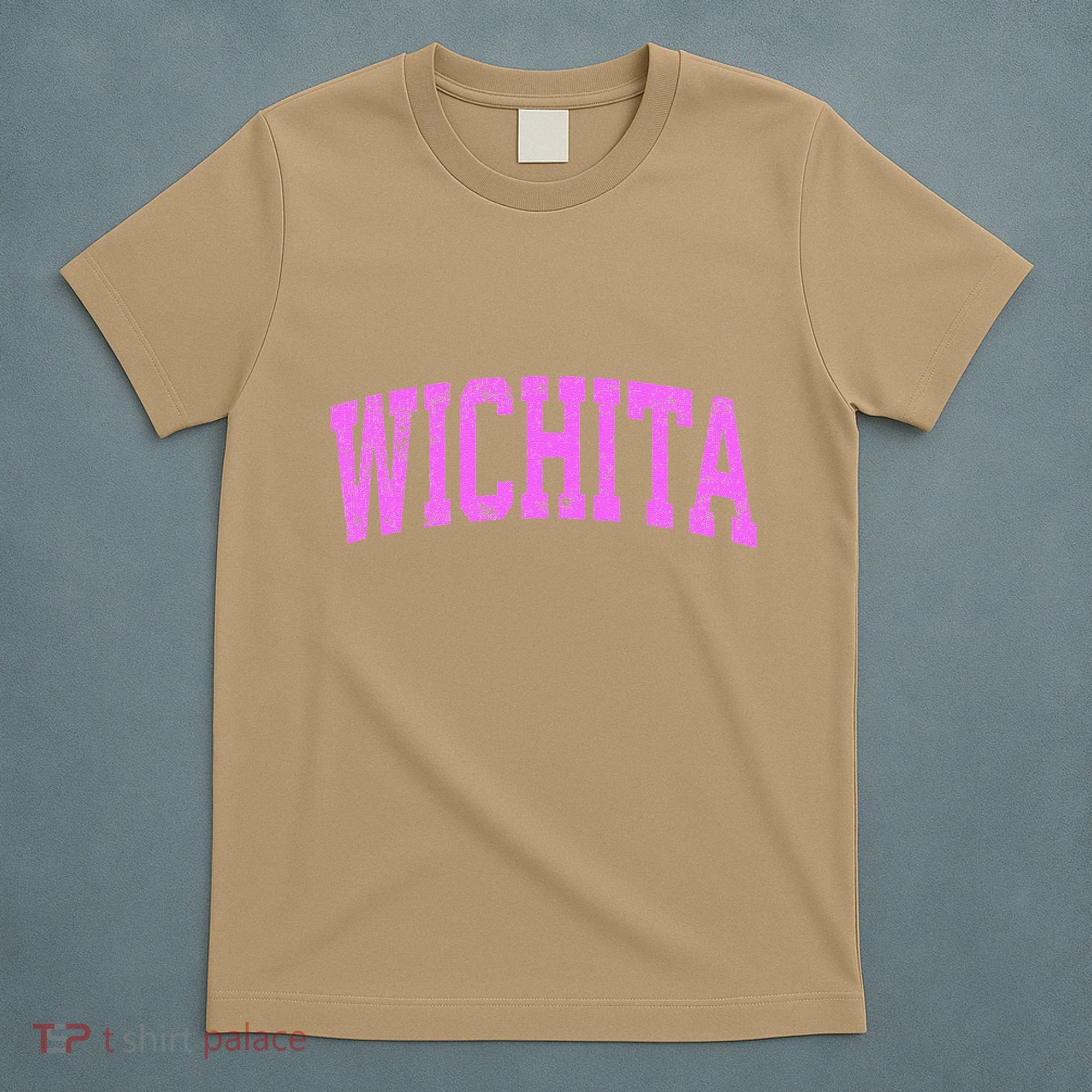 Wichita Kansas Ks Vintage Athletic Sports Pin.K T-Shirt