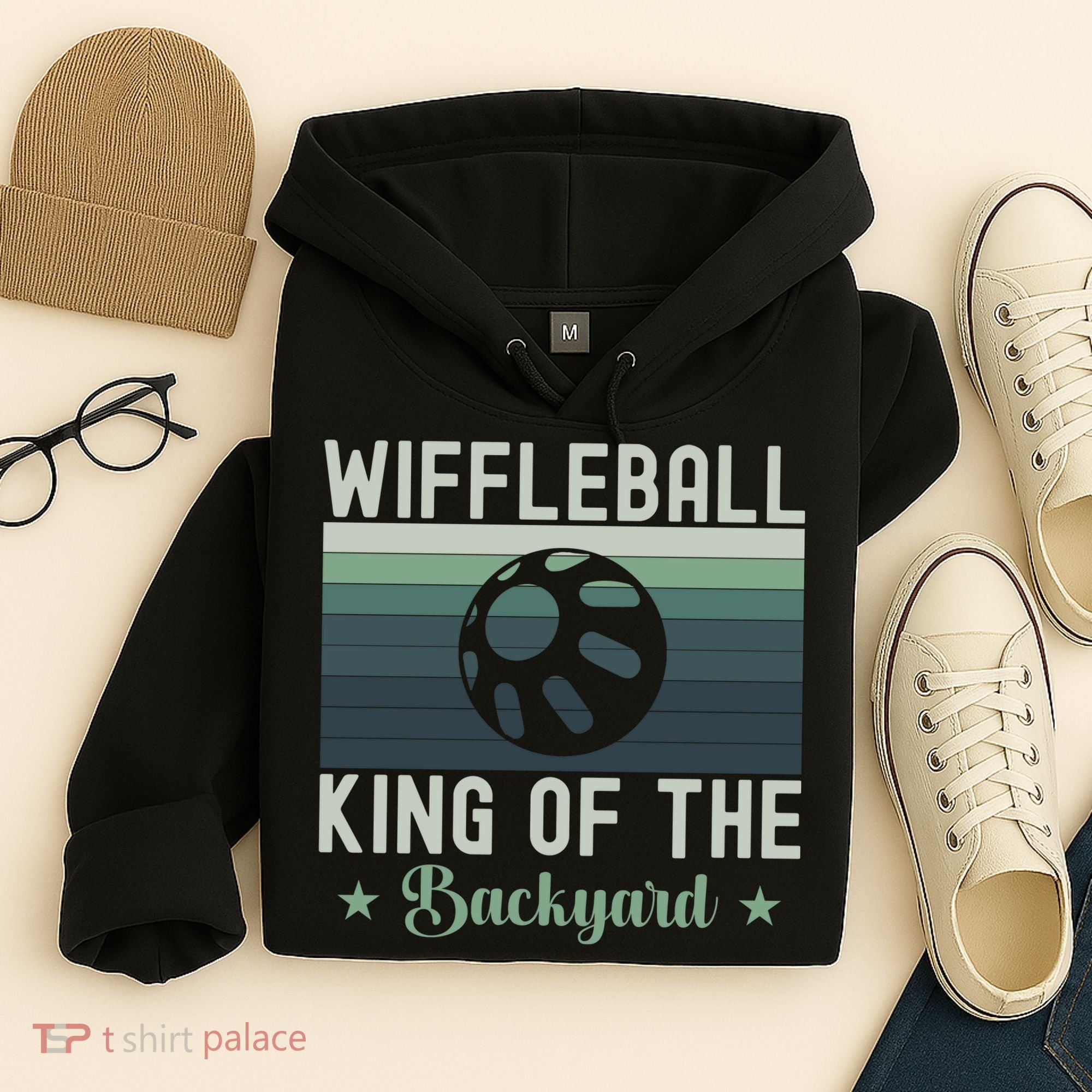 Wiffleball King Of The Backyard Hoodie