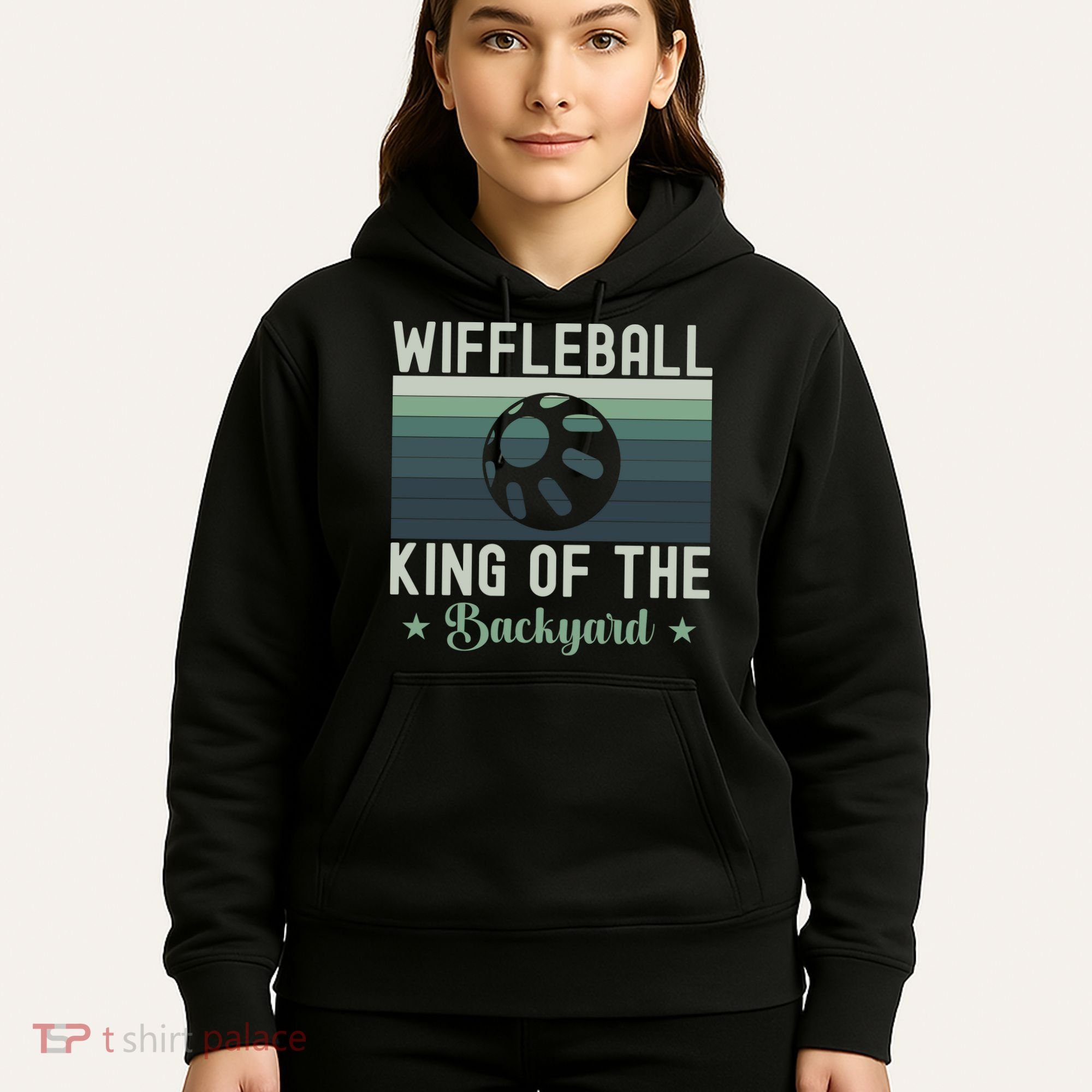 Wiffleball King Of The Backyard Hoodie