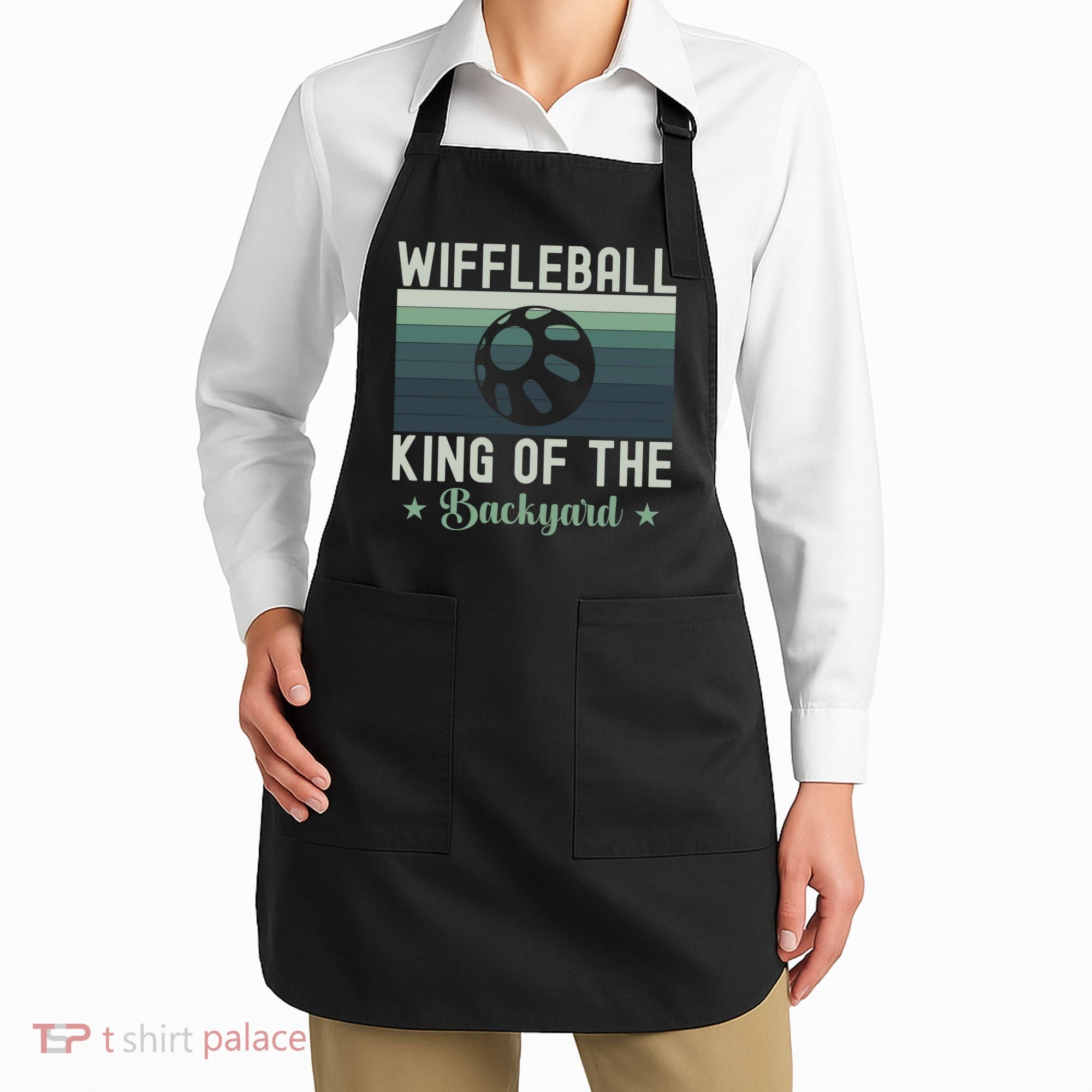 Wiffleball King Of The Backyard Apron