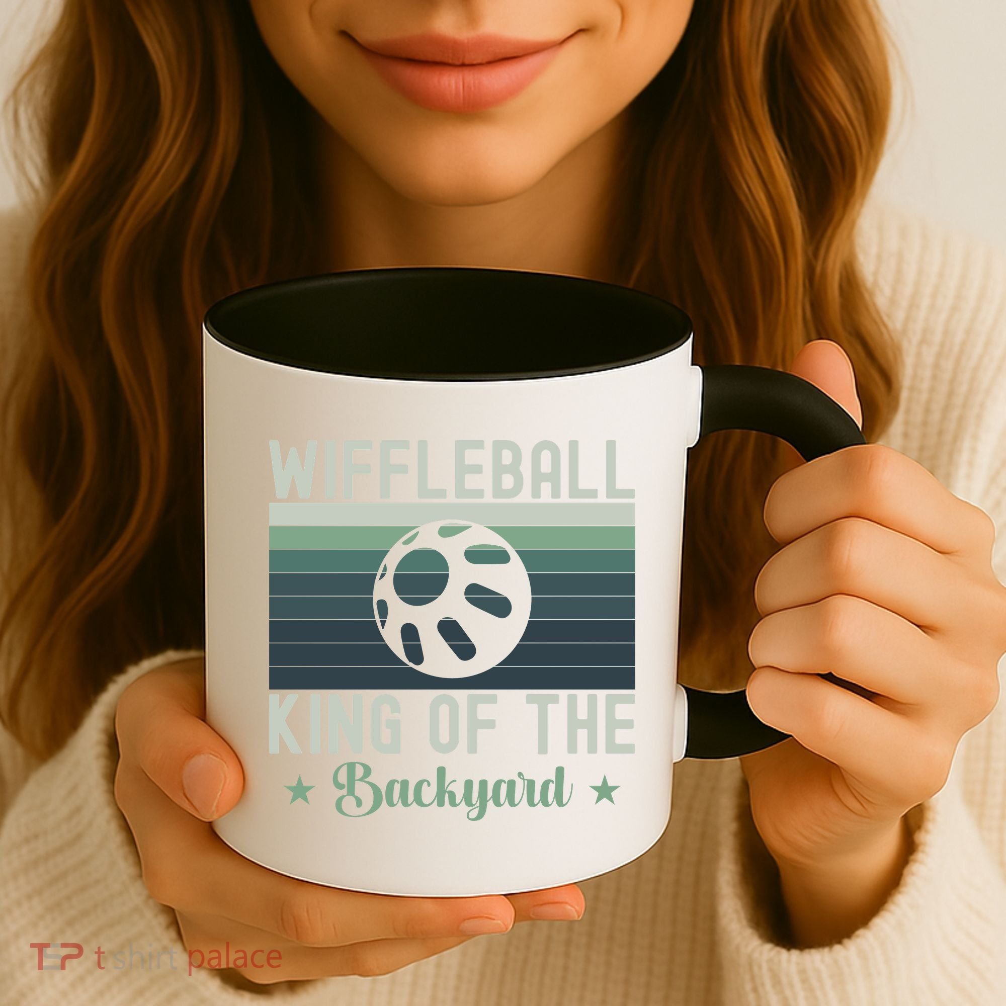 Wiffleball King Of The Backyard Coffee Mug