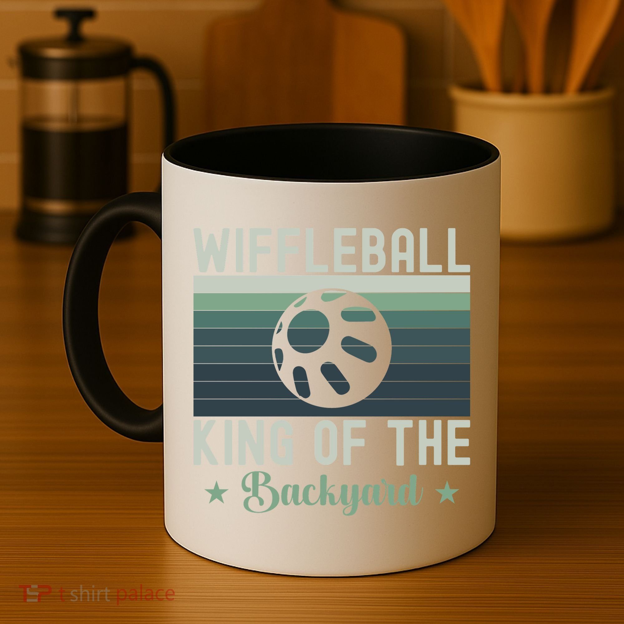 Wiffleball King Of The Backyard Coffee Mug