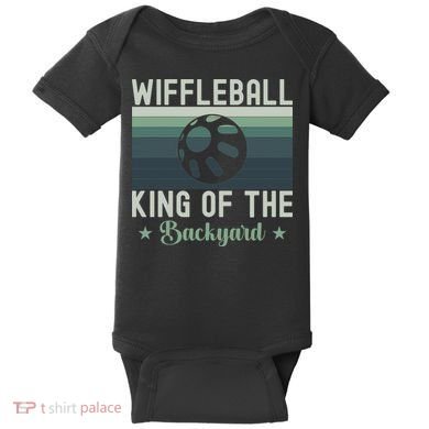 Wiffleball King Of The Backyard Baby Bodysuit