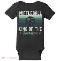 Wiffleball King Of The Backyard Baby Bodysuit thumb 0