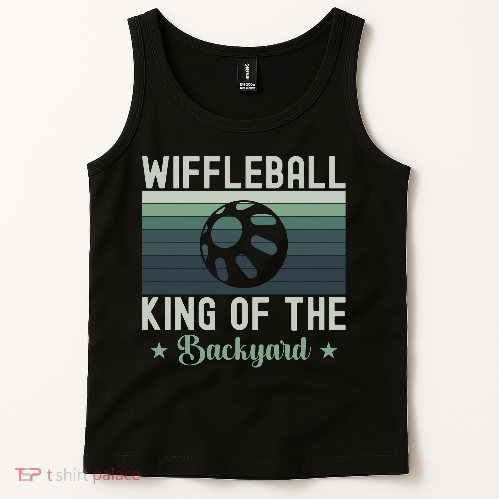 Wiffleball King Of The Backyard Tank Top