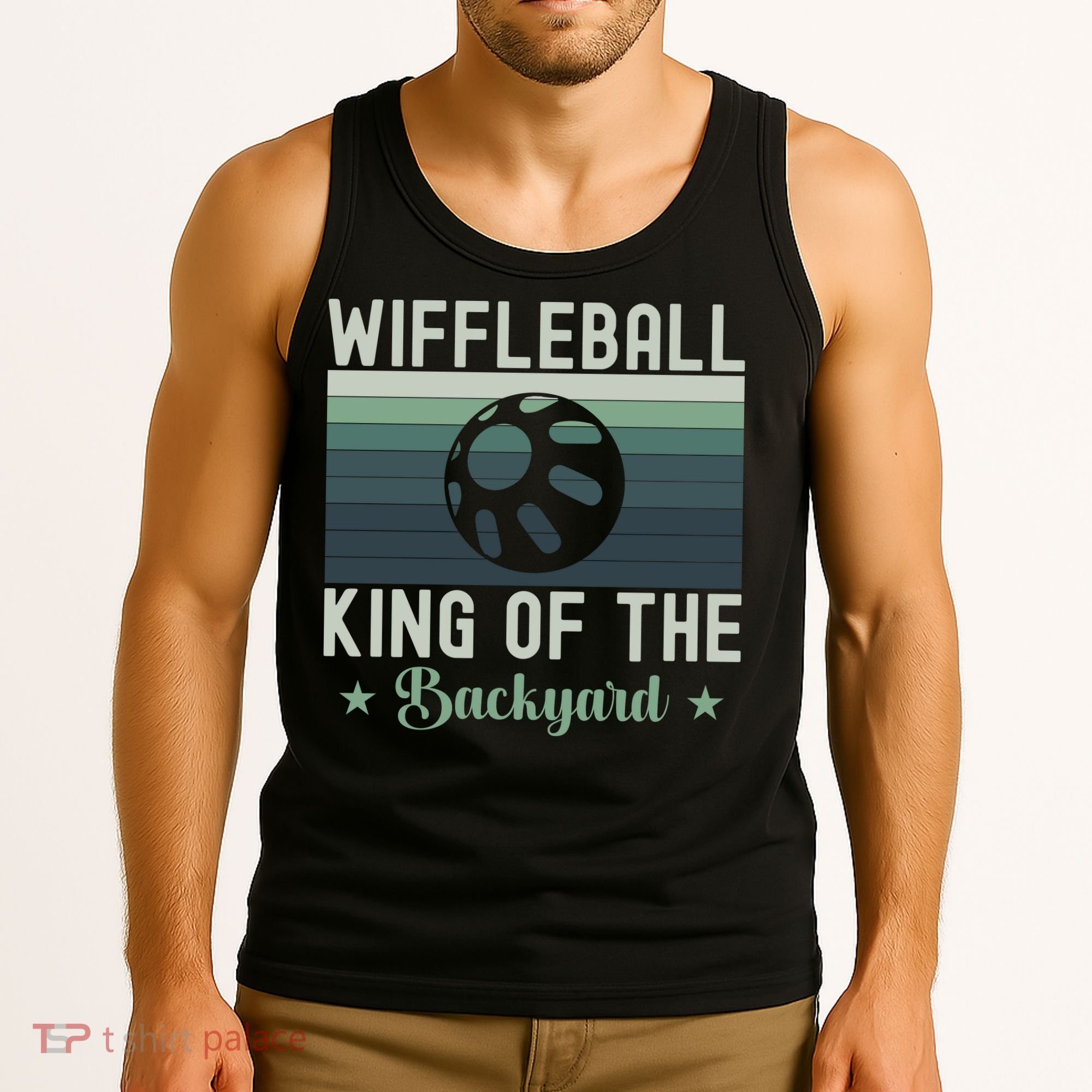 Wiffleball King Of The Backyard Tank Top