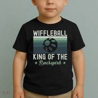 Wiffleball King Of The Backyard Toddler T-Shirt thumb 2