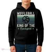 Wiffleball King Of The Backyard Kids Hoodie thumb 4