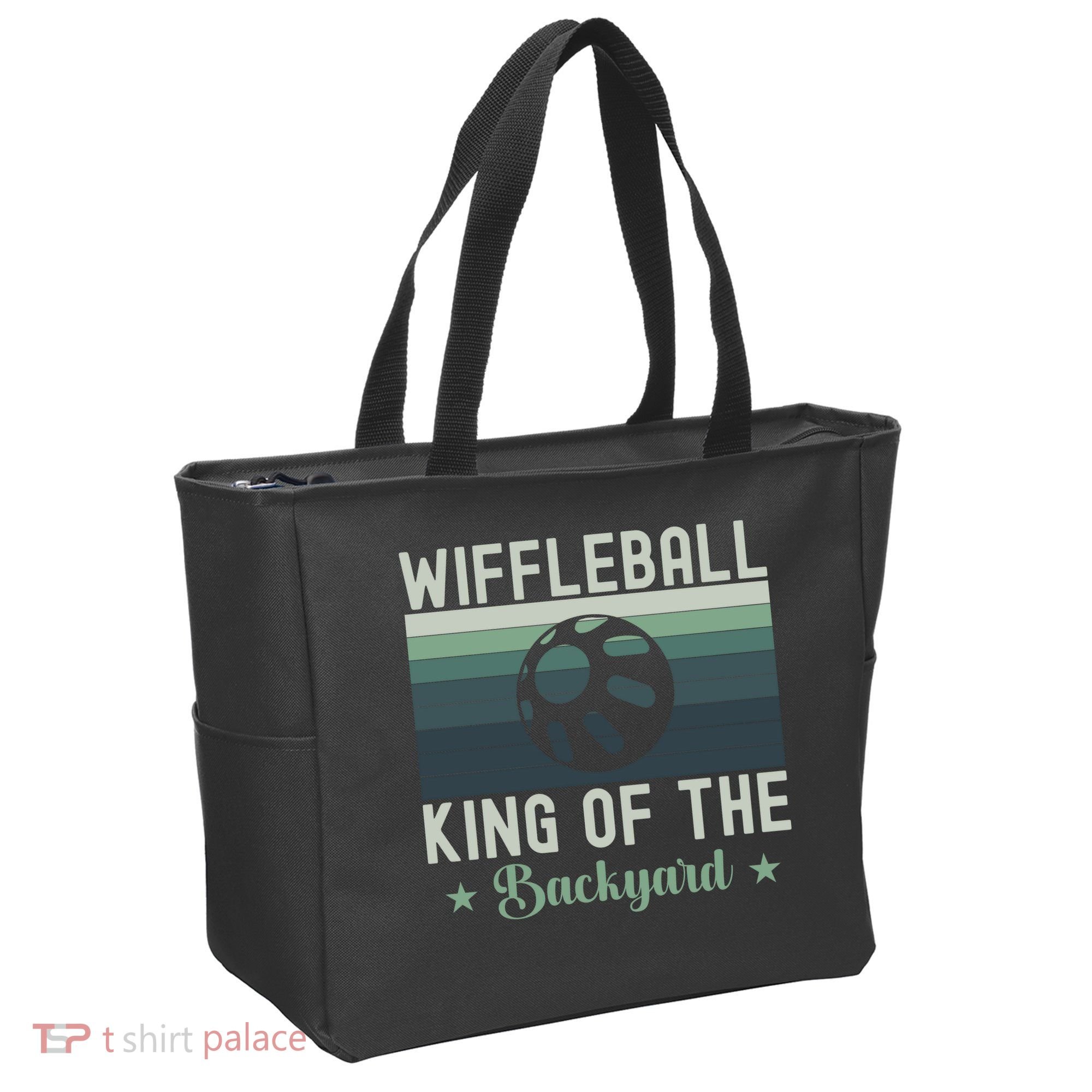 Wiffleball King Of The Backyard Tote Bag