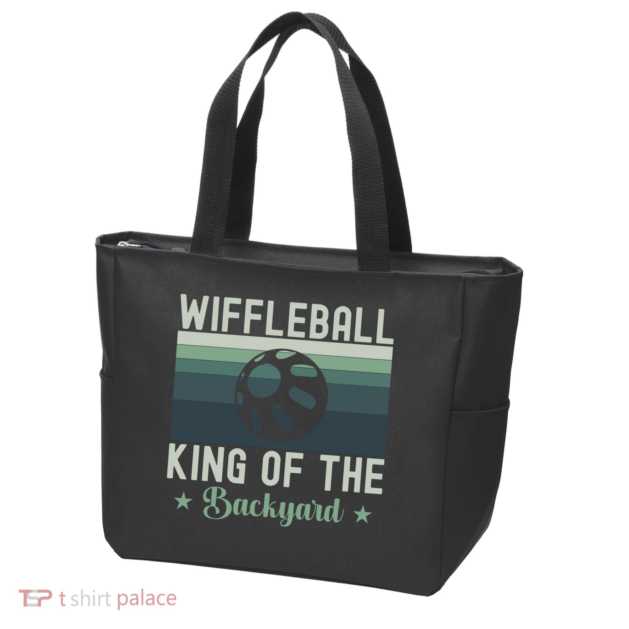 Wiffleball King Of The Backyard Tote Bag