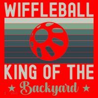 Wiffleball King Of The Backyard Santa Hat thumb 1