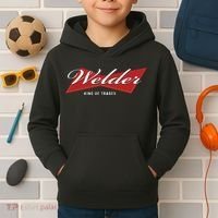 Welder King Of Trades Funny Welding Master Welder Kids Hoodie thumb 2