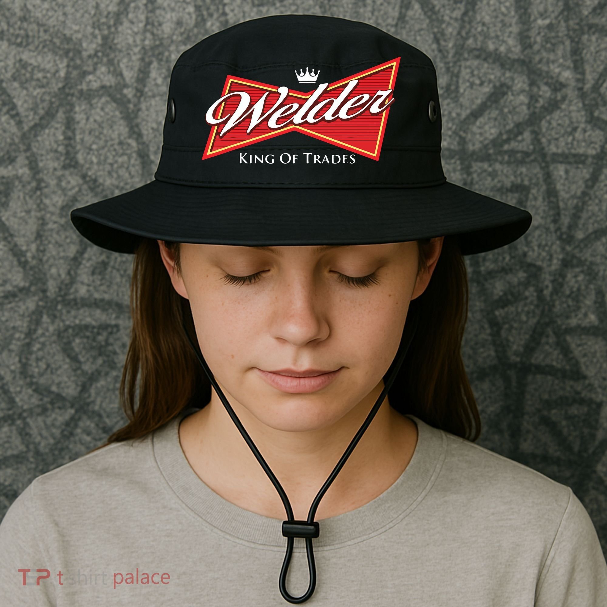 Welder King Of Trades Iron Worker Weld Welding Lover Bucket Hat