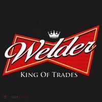 Welder King Of Trades Iron Worker Weld Welding Lover Women's Hoodie thumb 2