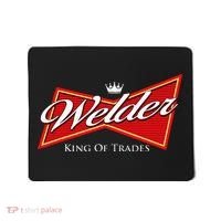 Welder King Of Trades Iron Worker Weld Welding Lover Mousepad thumb 0