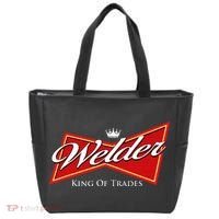 Welder King Of Trades Iron Worker Weld Welding Lover Tote Bag thumb 0