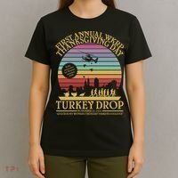 WKRP Thanksgiving Turkey Drop Funny Retro T-Shirt thumb 4